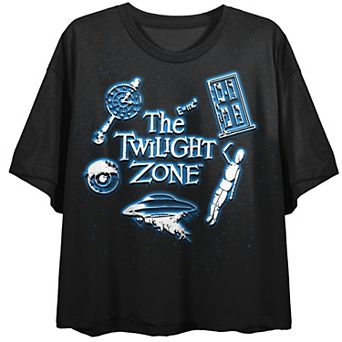 Juniors' Twilight Zone Icons Graphic Tee