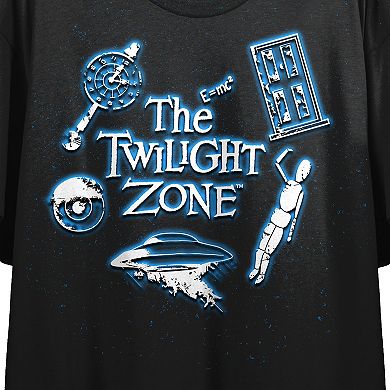 Juniors' Twilight Zone Icons Graphic Tee