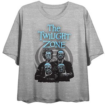 Juniors' The Twilight Zone Cropped Graphic Tee