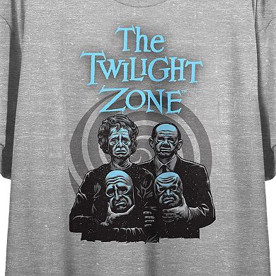Juniors' The Twilight Zone Cropped Graphic Tee