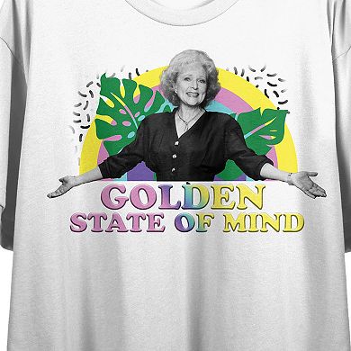 Juniors' Golden Girl's Golden State Graphic Tee