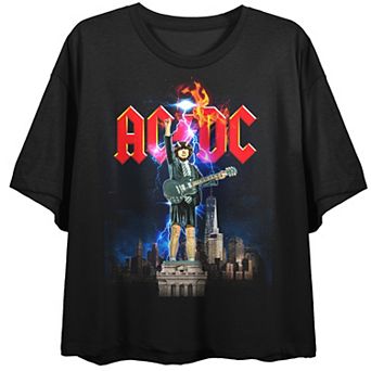 Juniors' AC/DC NYC Art Graphic Tee