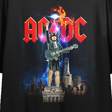 Juniors' AC/DC NYC Art Graphic Tee