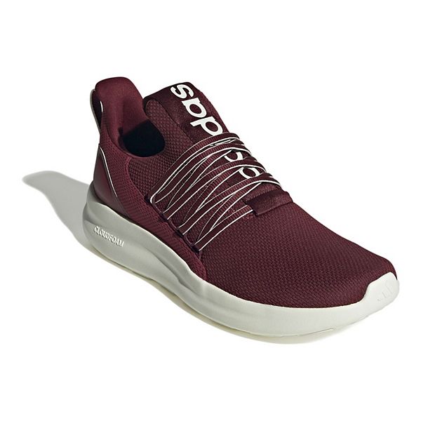 adidas Lite Racer Adapt 7.0 Men's Running Shoes - Burgundy Red White (9)