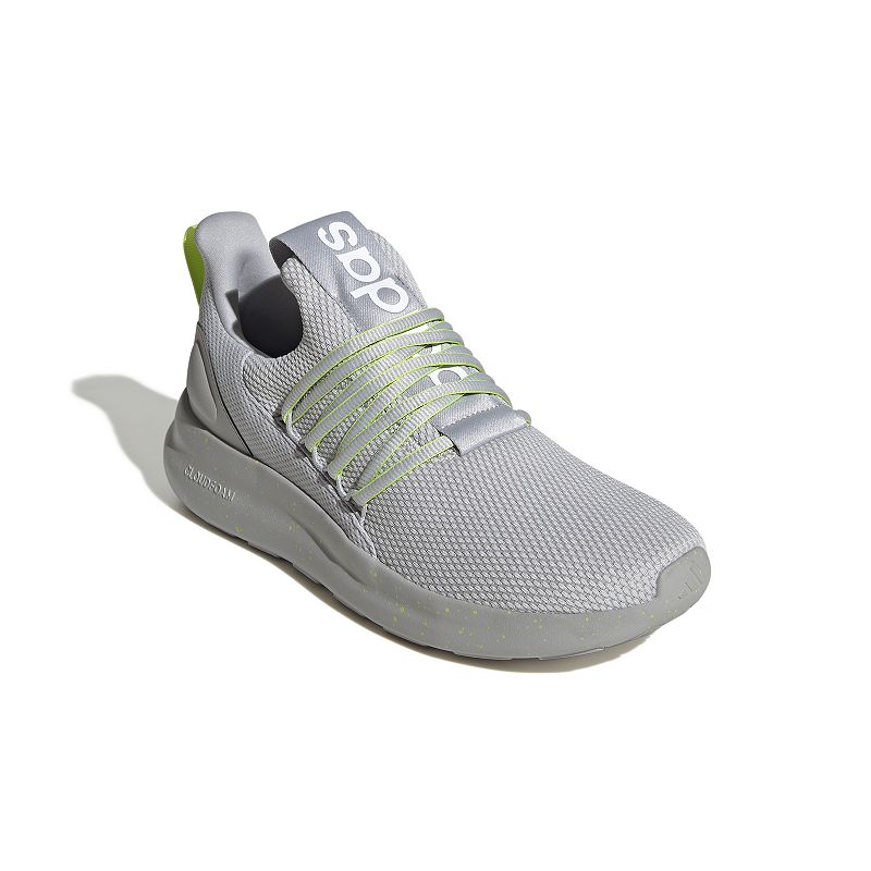 adidas Lite Racer Adapt 7.0 Men's Running Shoes, Size: 9.5, Gray Green White