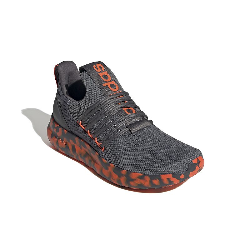 adidas Lite Racer Adapt 7.0 Men's Running Shoes, Size: 8, Gray Orange