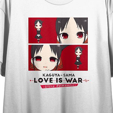 Juniors' Kaguya Sama Love is War Graphic Tee