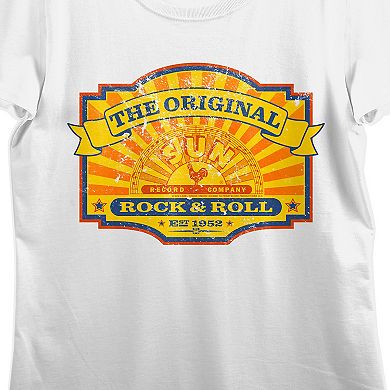 Juniors' Sun Records The Original Rock Graphic Tee