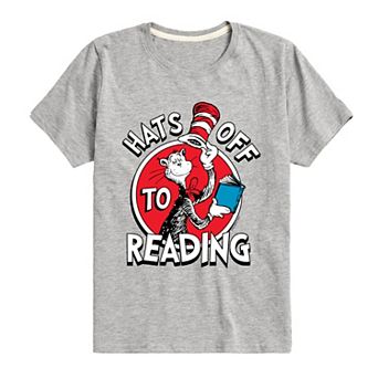 Boys 8-20 Dr. Seuss Hats Off To Reading Graphic Tee