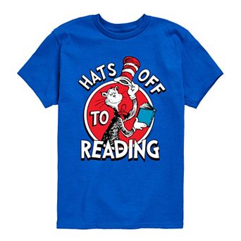 Boys 8-20 Dr. Seuss Hats Off To Reading Graphic Tee