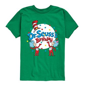 Boys 8-20 Dr. Seuss Birthday Graphic Tee