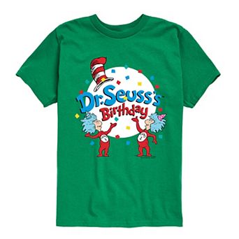 Boys 8-20 Dr. Seuss Birthday Graphic Tee