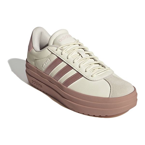 adidas VL Court Bold Women's Shoes - Ivory Pink (11)