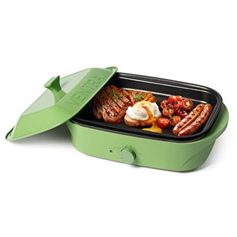 Ventray 12-in-1 Electric Indoor Grill, Non-stick Cooking Surface & Adjustable Temperature