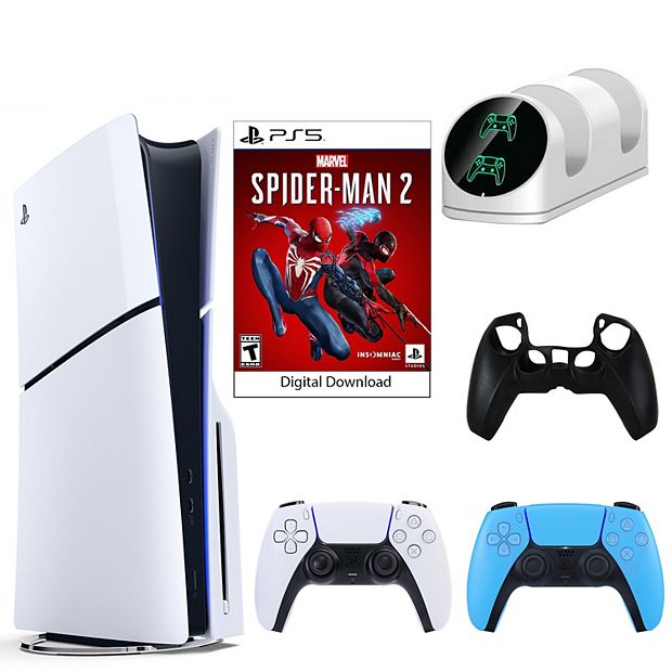 PS5 Spider Man 2 Console with NBA 2K24 Bundle - 22349527