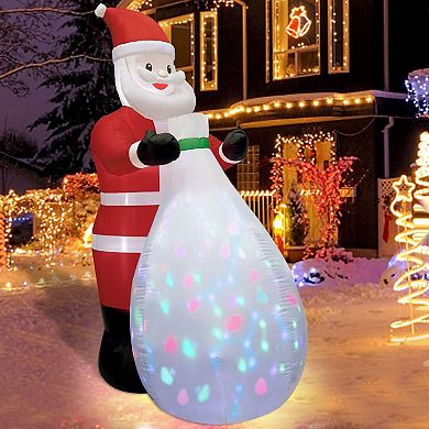 Twinkle Star Christmas Inflatables Santa Claus And Snowman