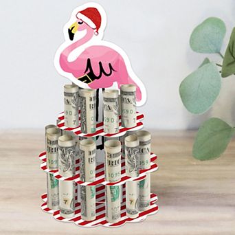Big Dot Of Happiness Flamingle Bells Diy Tropical Christmas Party Money Holder Gift Cash Cake