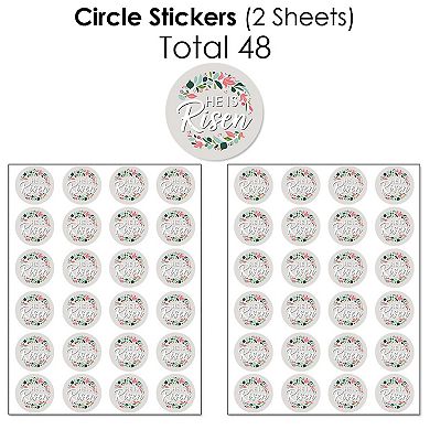 Big Dot Of Happiness Religious Easter Christian Holiday Party Candy Favor Sticker Kit 304 Pc