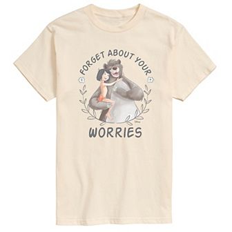 Disney's The Jungle Book Men's Forget About Your Worries Graphic Tee
