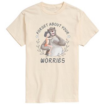 Disney's The Jungle Book Men's Forget About Your Worries Graphic Tee