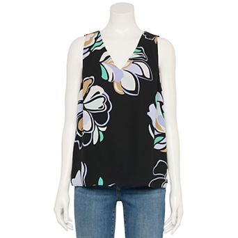 Women's Nine West Adaptive V-Neck Shell Tank Top