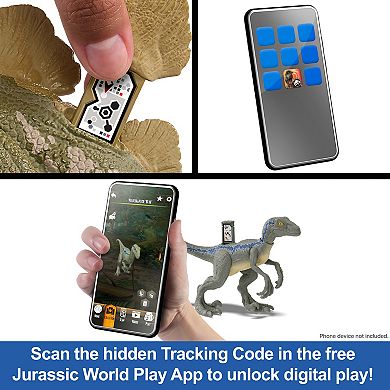 Mattel Jurassic World Ruthless Rampagin' Allosaurus Dinosaur Toy With Attack Move & Roar Sound
