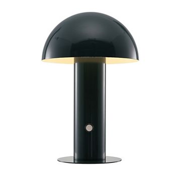 Boletus Contemporary Bohemian Rechargeablecordless Iron Integrated Led Mushroom Table Lamp