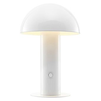 Boletus Contemporary Bohemian Rechargeablecordless Iron Integrated Led Mushroom Table Lamp