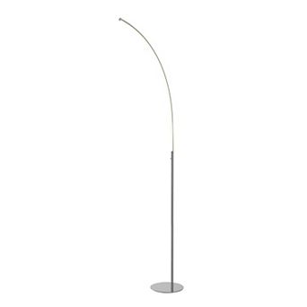 Curva Metal Minimalist Modern LED Integrated Floor Lamp