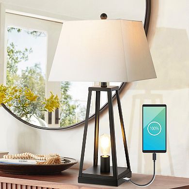 Waylon Classic Industrial Iron Nightlight LED Table Lamp