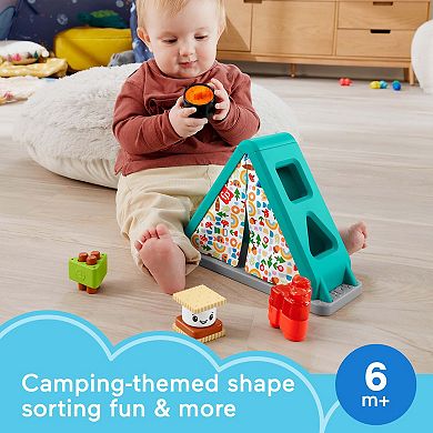 Fisher-Price S'More Shapes 5-Piece Camping Tent Baby Toy Set