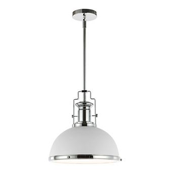 Homer Modern Industrial Iron LED Dome Pendant