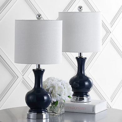 Cox Glassmetal Led Table Lamp (set Of 2)