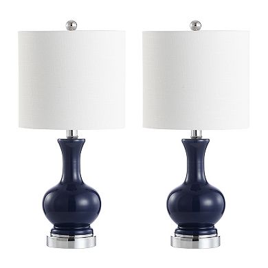 Cox Glassmetal Led Table Lamp (set Of 2)