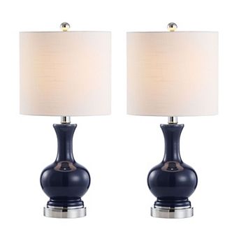 Cox Glassmetal Led Table Lamp (set Of 2)
