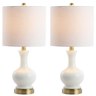 Cox Glassmetal Led Table Lamp (set Of 2)