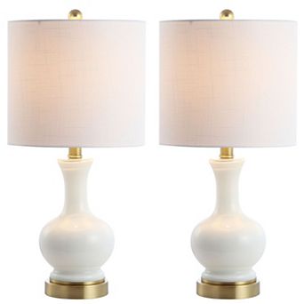 Cox Glassmetal Led Table Lamp (set Of 2)