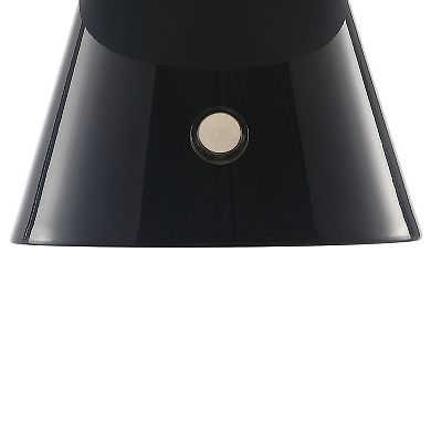 Porcini Contemporary Bohemian Rechargeablecordless Iron Integrated Led Mushroom Table Lamp