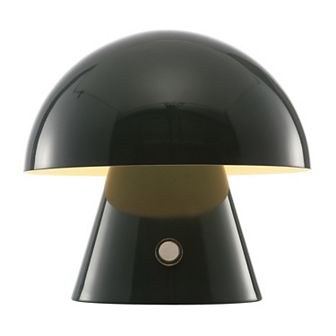 Porcini Contemporary Bohemian Rechargeablecordless Iron Integrated Led Mushroom Table Lamp