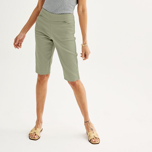 Women's Croft & Barrow® Effortless Stretch Midrise Skimmer Pants