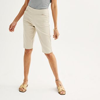 Women's Croft & Barrow® Effortless Stretch Midrise Skimmer Pants