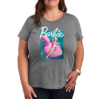 Plus Barbie® Pool Flamingo Graphic Tee