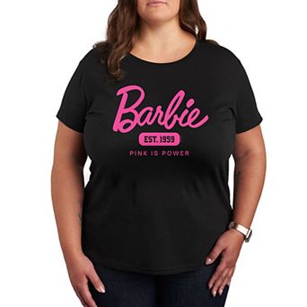 Plus Barbie® Pink Is Power Graphic Tee