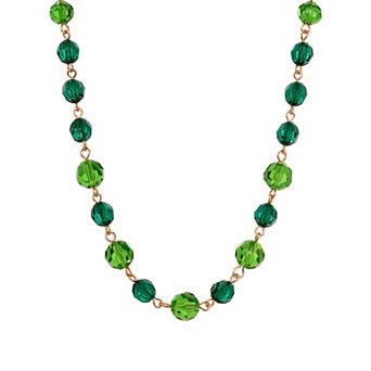 1928 Linked Faceted Bead Necklace