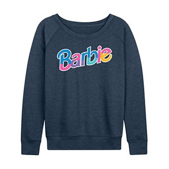 Women's Barbie® Dollhouse Logo French Terry Long Sleeve Tee