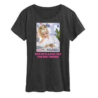 Women's Barbie® Already Tired From Work Graphic Tee
