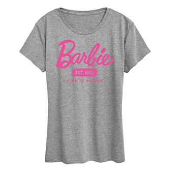 Women's Barbie® Pink Is Power Graphic Tee