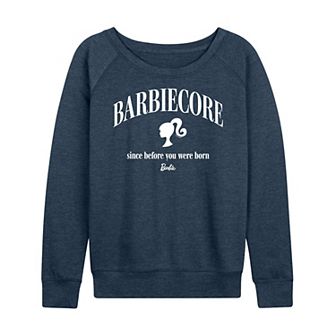 Women's Barbie® Since Before You Were Born French Terry Long Sleeve Tee