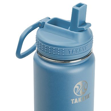 Takeya Actives 18-oz. Bluestone Straw Water Bottle