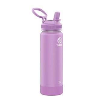 Takeya Actives 24-oz. Lilac Straw Water Bottle